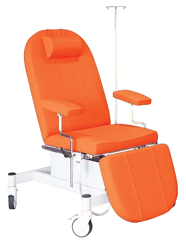 OZC - 25, odběrové křeslo, třímotorové, oranžové